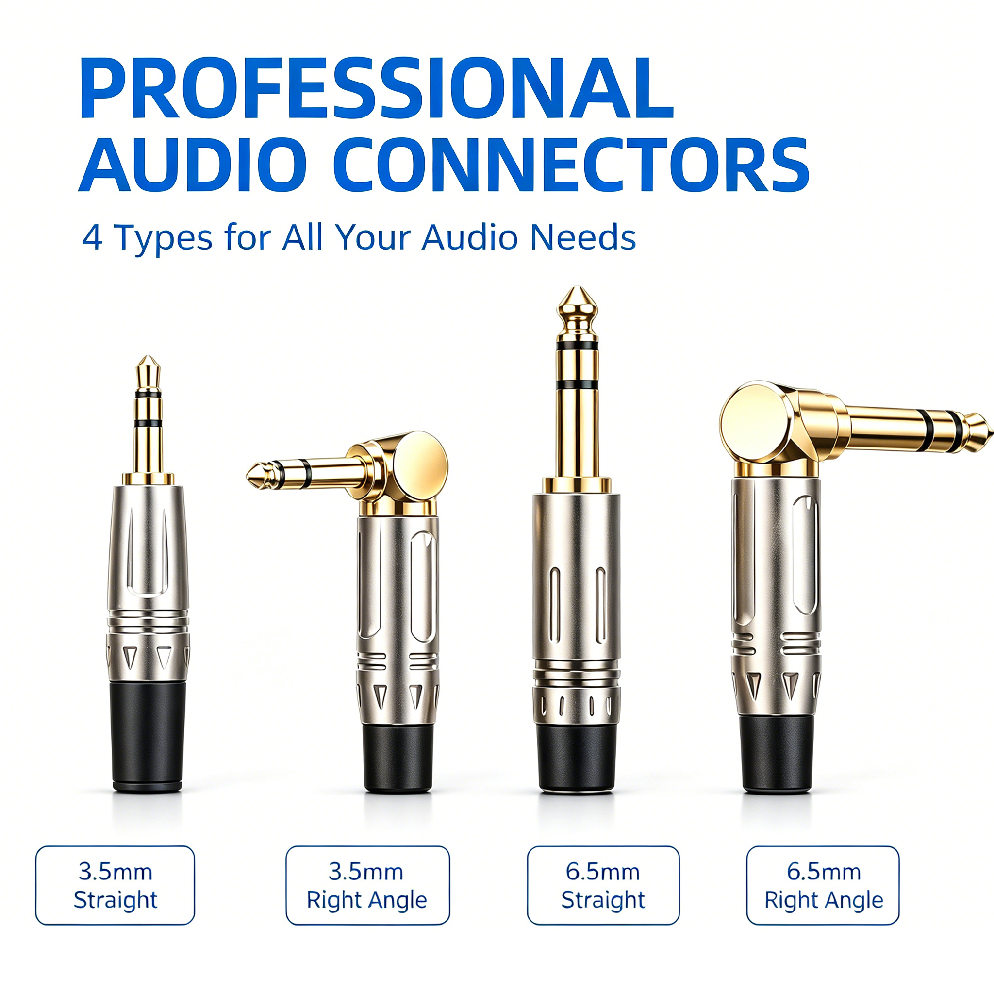 Audio Music Interface - 3.5mm AUX Audio Cable Interface Elbow
