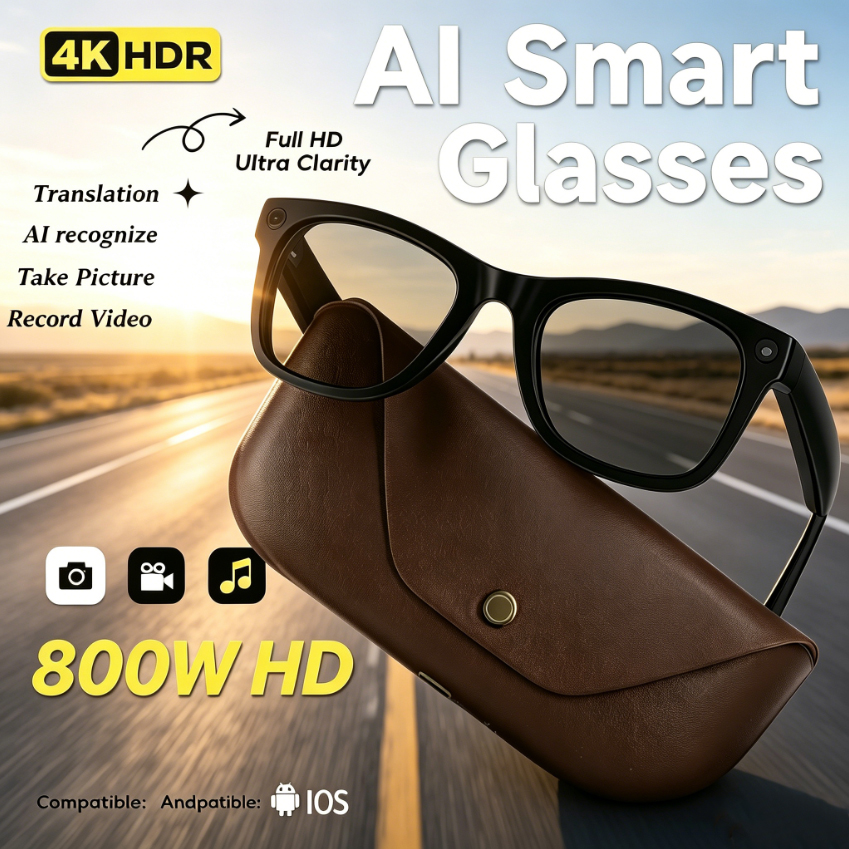 Audio Music To Video Ai Free - 2026 New AI Smart Glasses 8MP