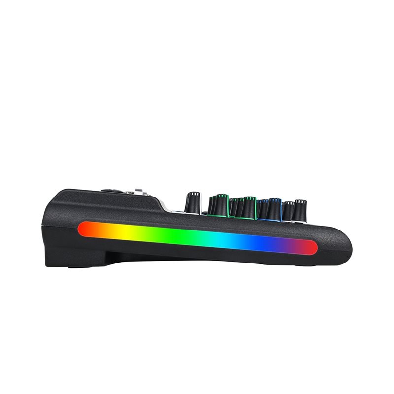 Audio Mixer 4 Channel - Professional Audio 4CH RGB Sound Card