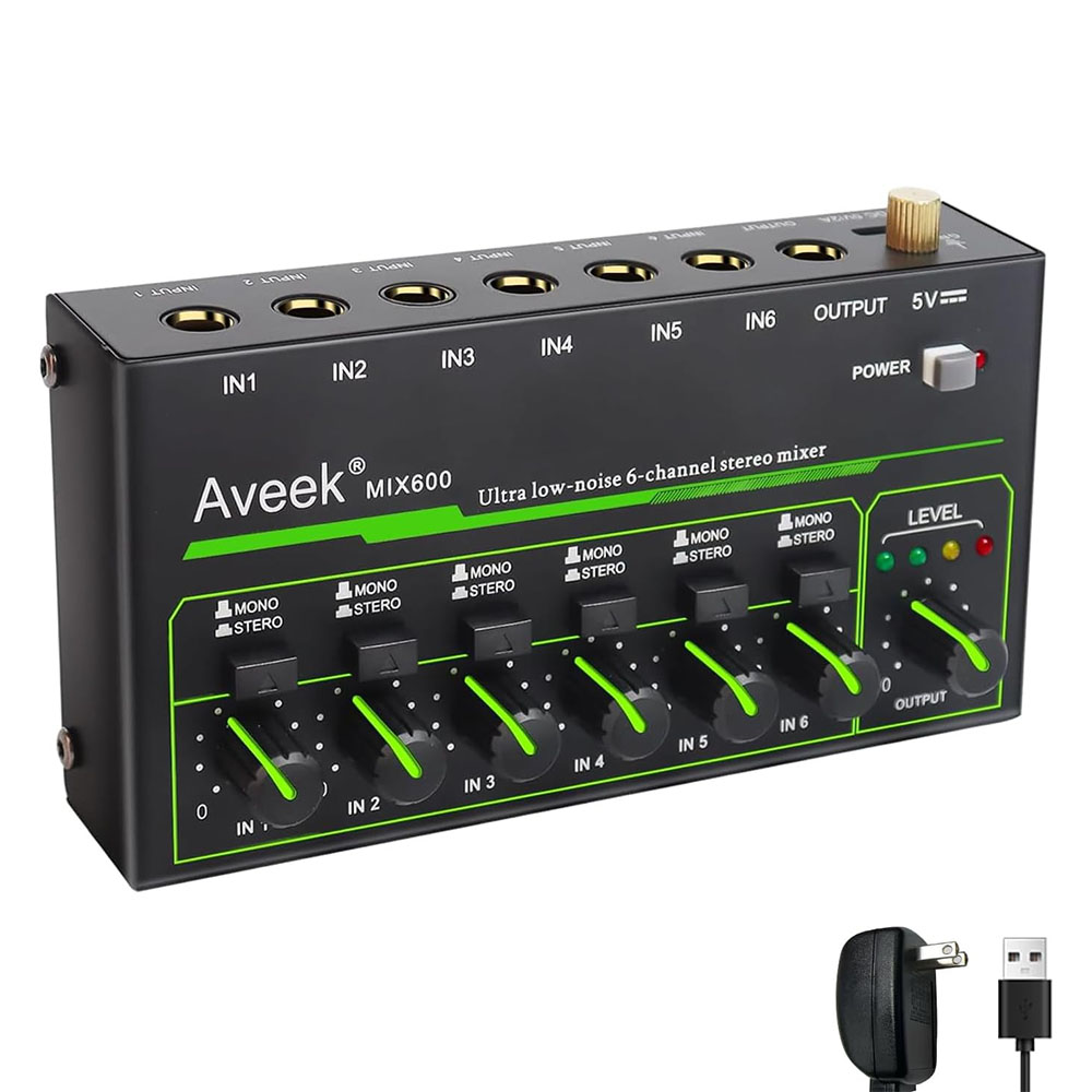 Aveek 10 Channel Mixer - Mini  – Audio Mixer 4 Channel Bewertung und Preis