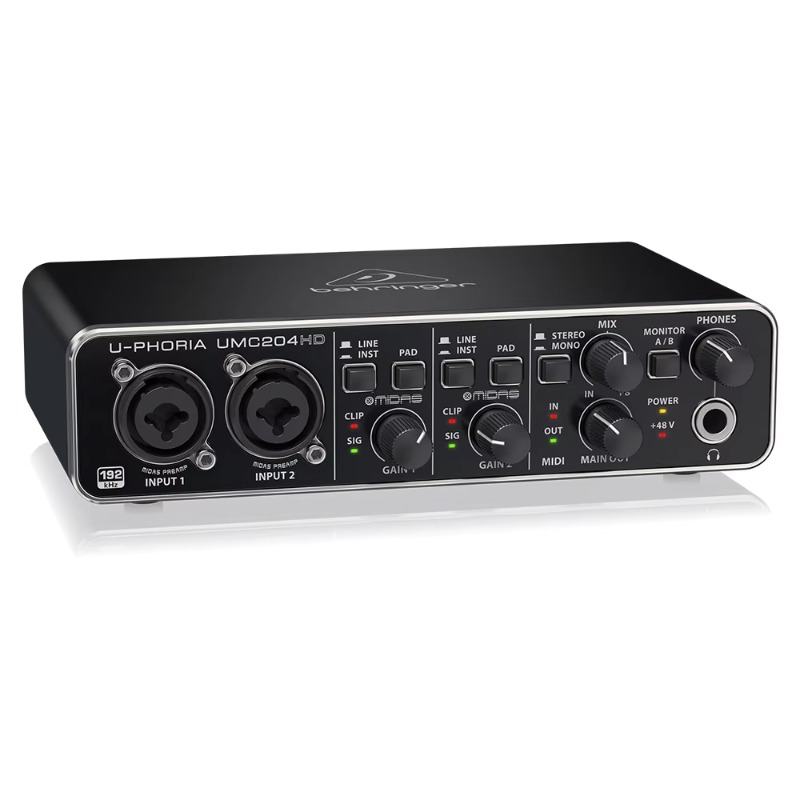 Behringer UMC204HD 2-in/4-out  – Audio Music Interface Bewertung und Preis