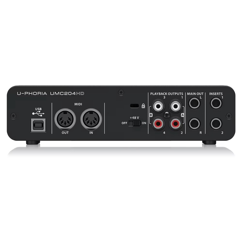 Behringer UMC204HD 2-in/4-out  – Audio Music Interface Bewertung und Preis