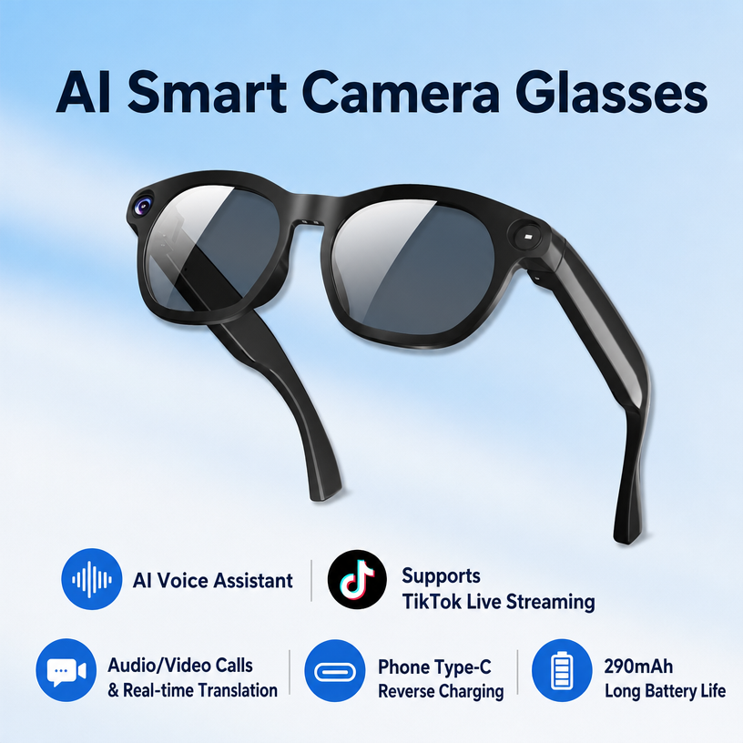 AI Smart Shooting Glasses, Sup – Audio Music Free Online Bewertung und Preis