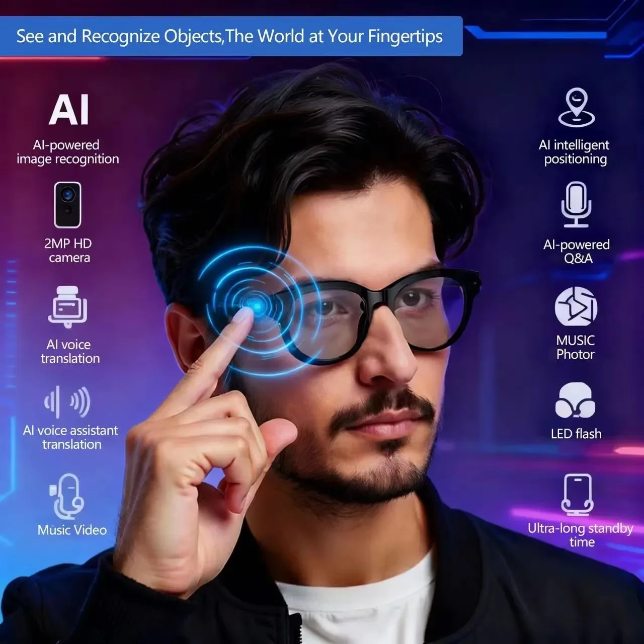 AI Sunglasses for Men with Rea – Audio Music To Video Ai Free Bewertung und Preis