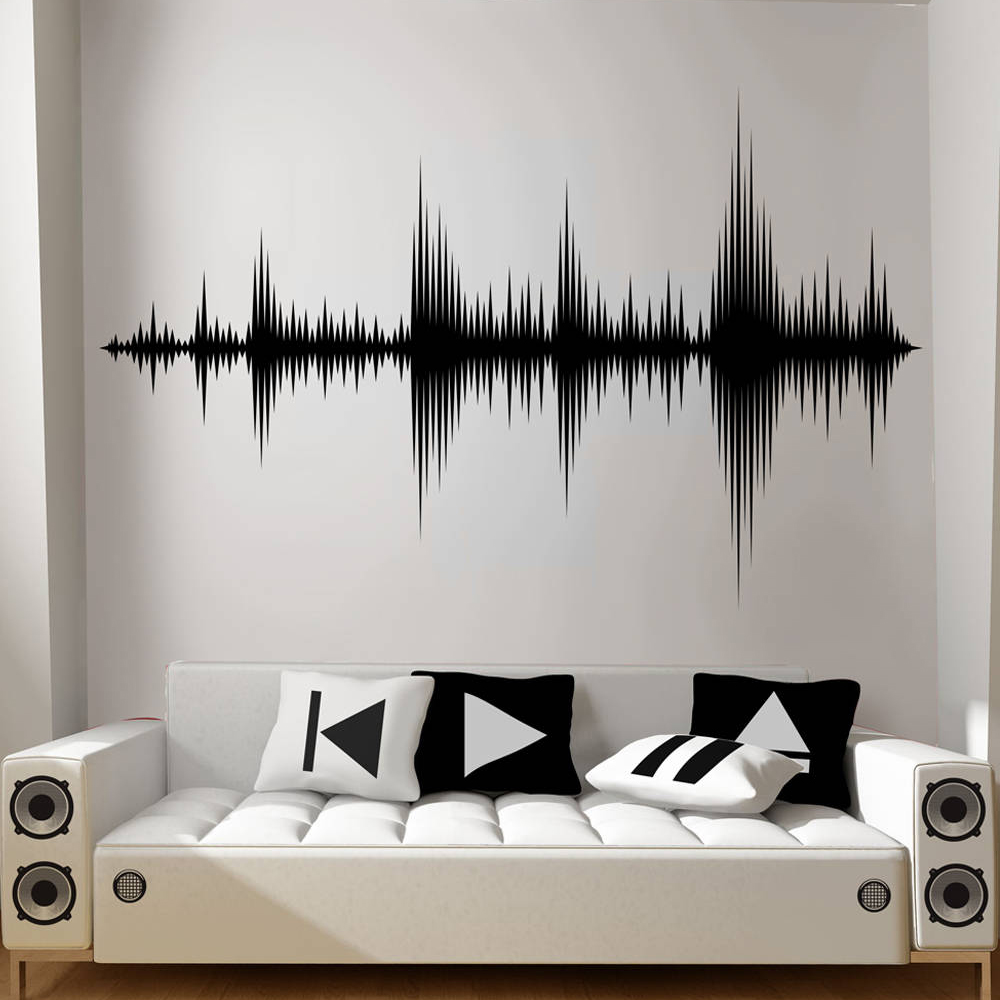 Audio Wave Wall Decal Sound Wa – Audio Music Remover Free Bewertung und Preis
