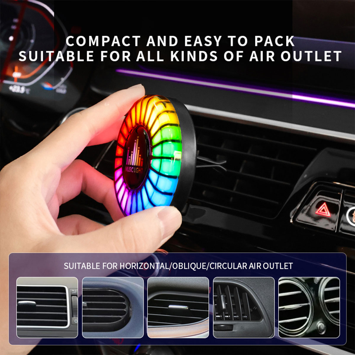 Car Music Rhythm Lamp Car Air  – Audio Music App Bewertung und Preis