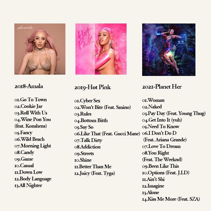 Doja Cat 6CD Music Album Colle – Audio To Music Bewertung und Preis