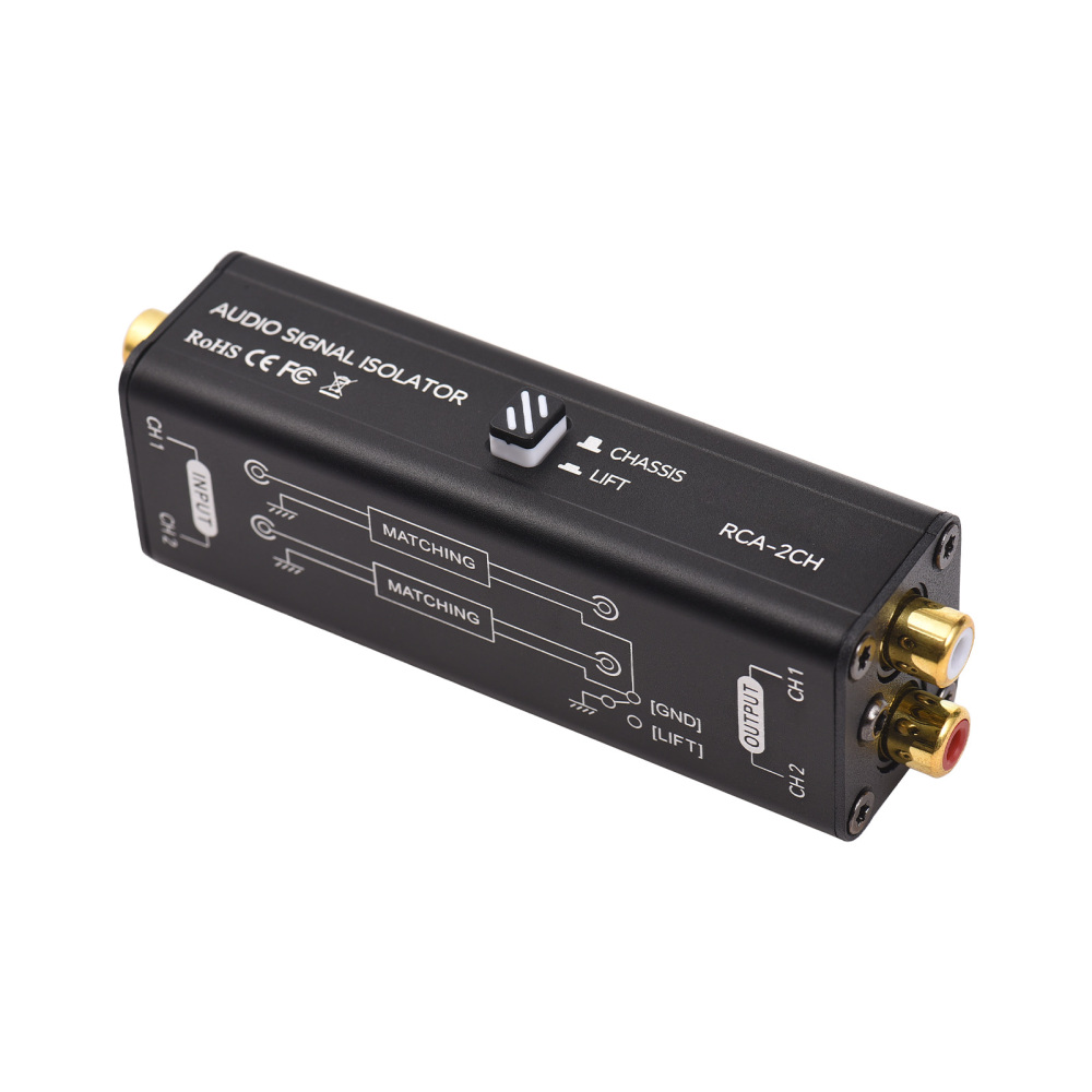 Portable 2 Channels RCA Ground – Audio Music Isolator Bewertung und Preis