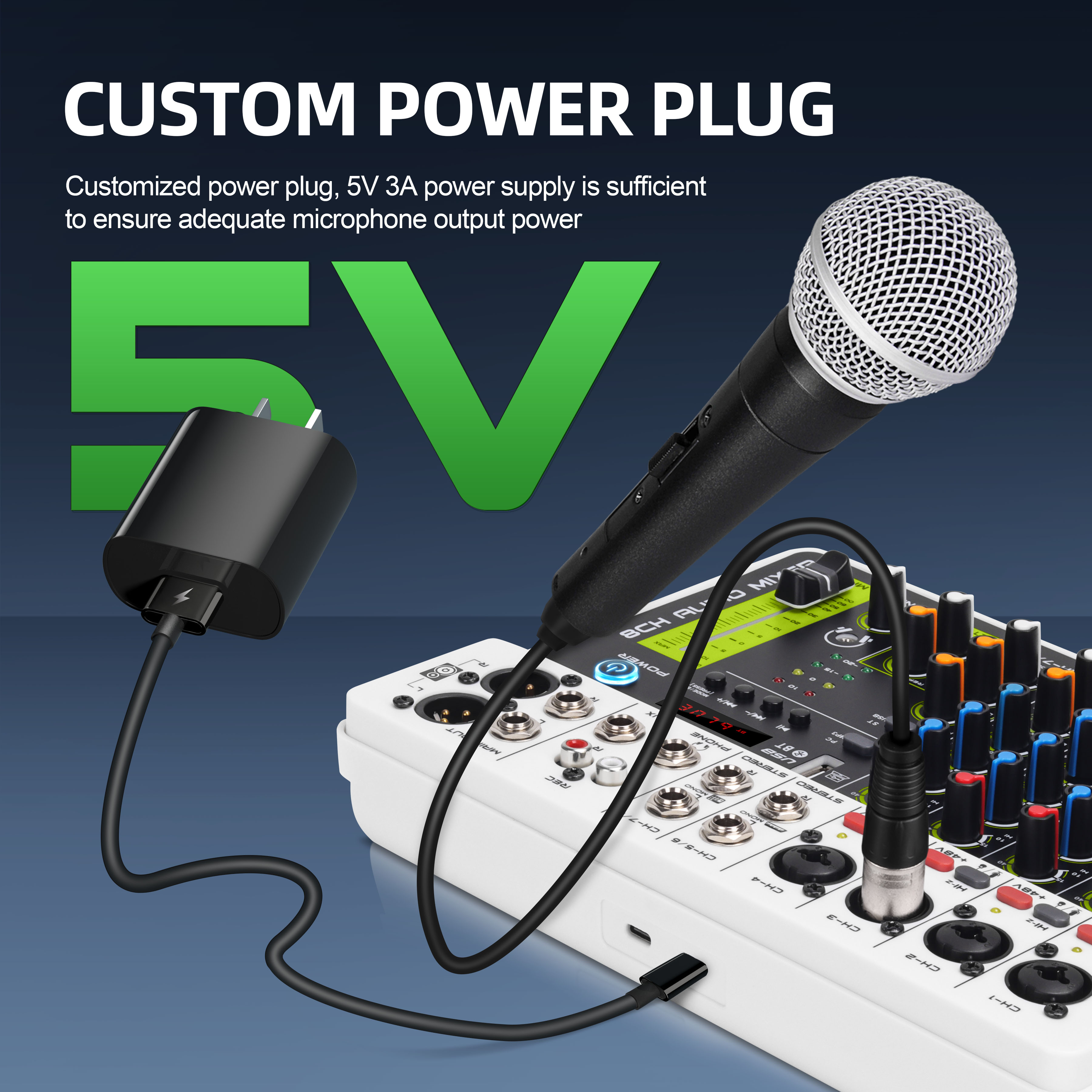 Debra V8 Audio Mixing Console  – Audio Mixer 4 Channel Bewertung und Preis