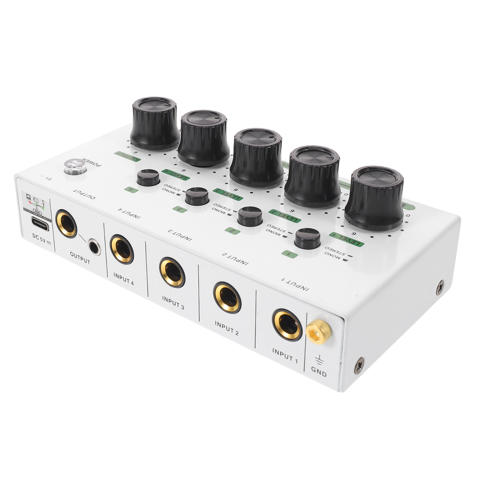 4-Channel Compact Audio Mixer  – Audio Mixer 4 Channel Bewertung und Preis