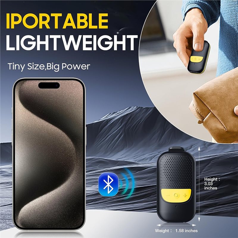B68C Clip-On Portable Bluetoot – Audio Music Free Online Bewertung und Preis