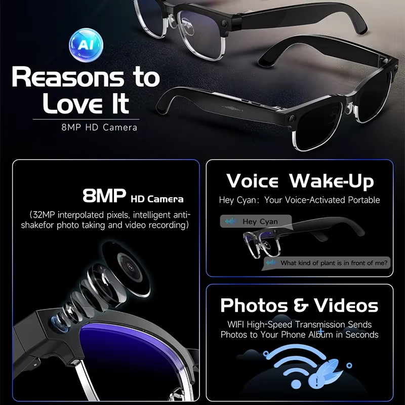 Smart Camera Glasses Photo and – Audio Music To Video Ai Free Bewertung und Preis