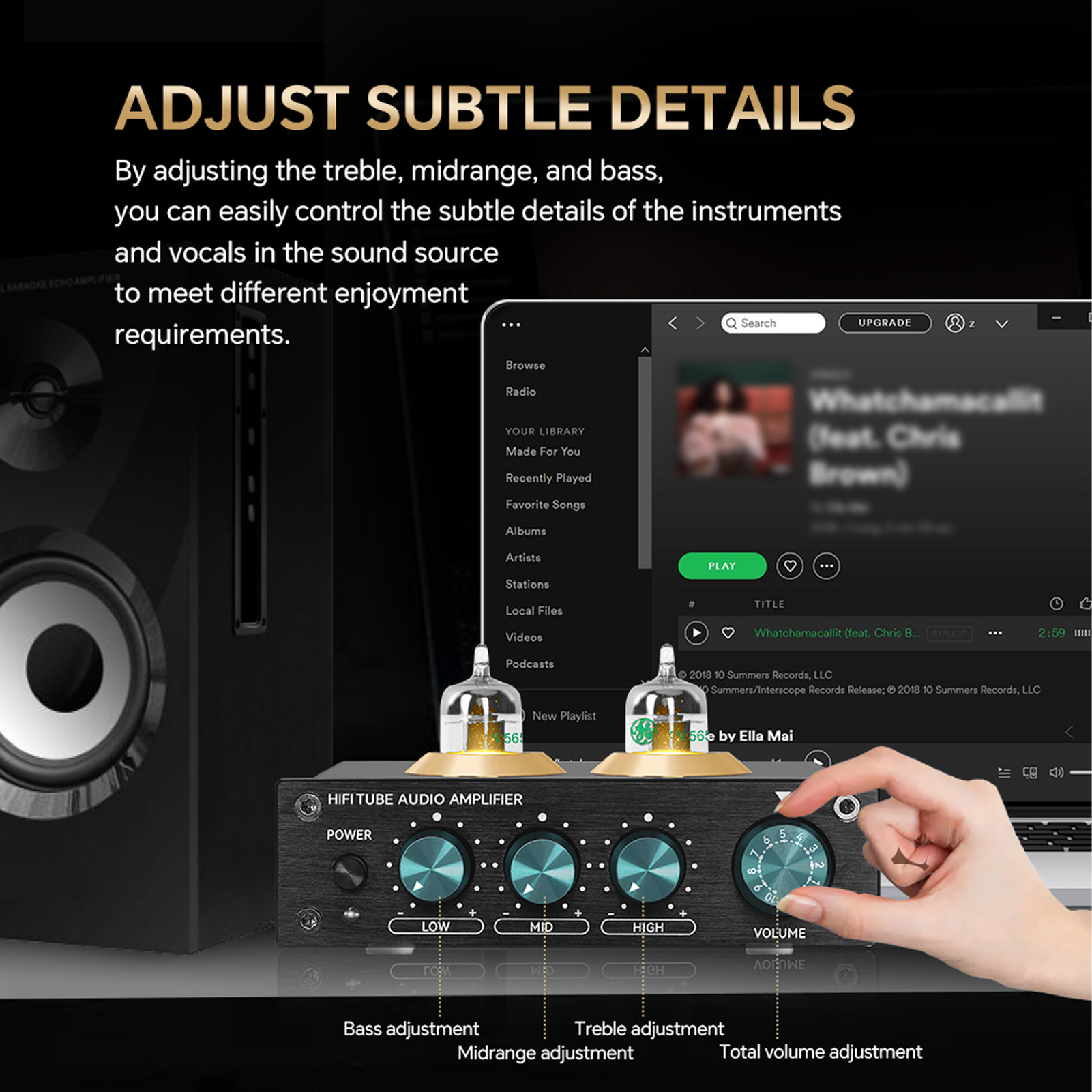 Audio HiFi Vacuum Tube 3-Band  – Mp3 Audio Music Youtube Bewertung und Preis