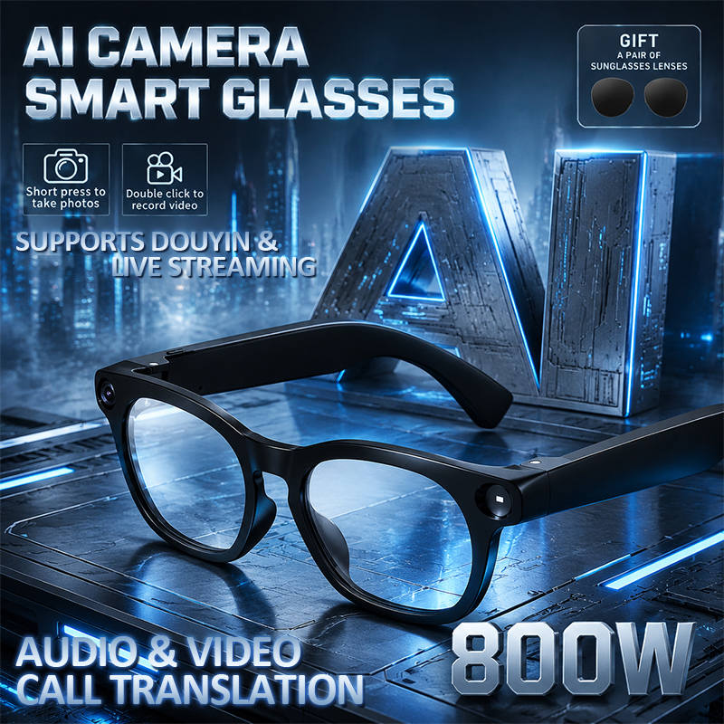 2026 New Smart Glasses 800W Ca – Audio Music Free Online Bewertung und Preis