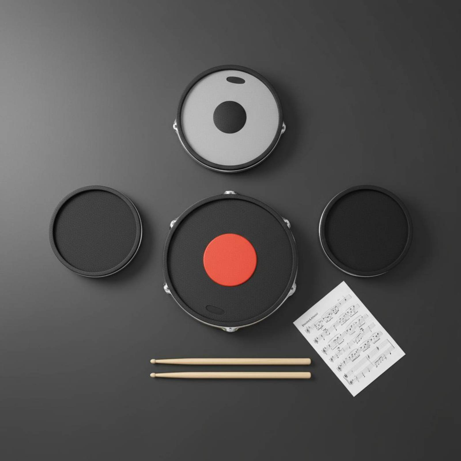 Rubber Drum and Cymbal Mutes N – Drum Practice Pad Bewertung und Preis