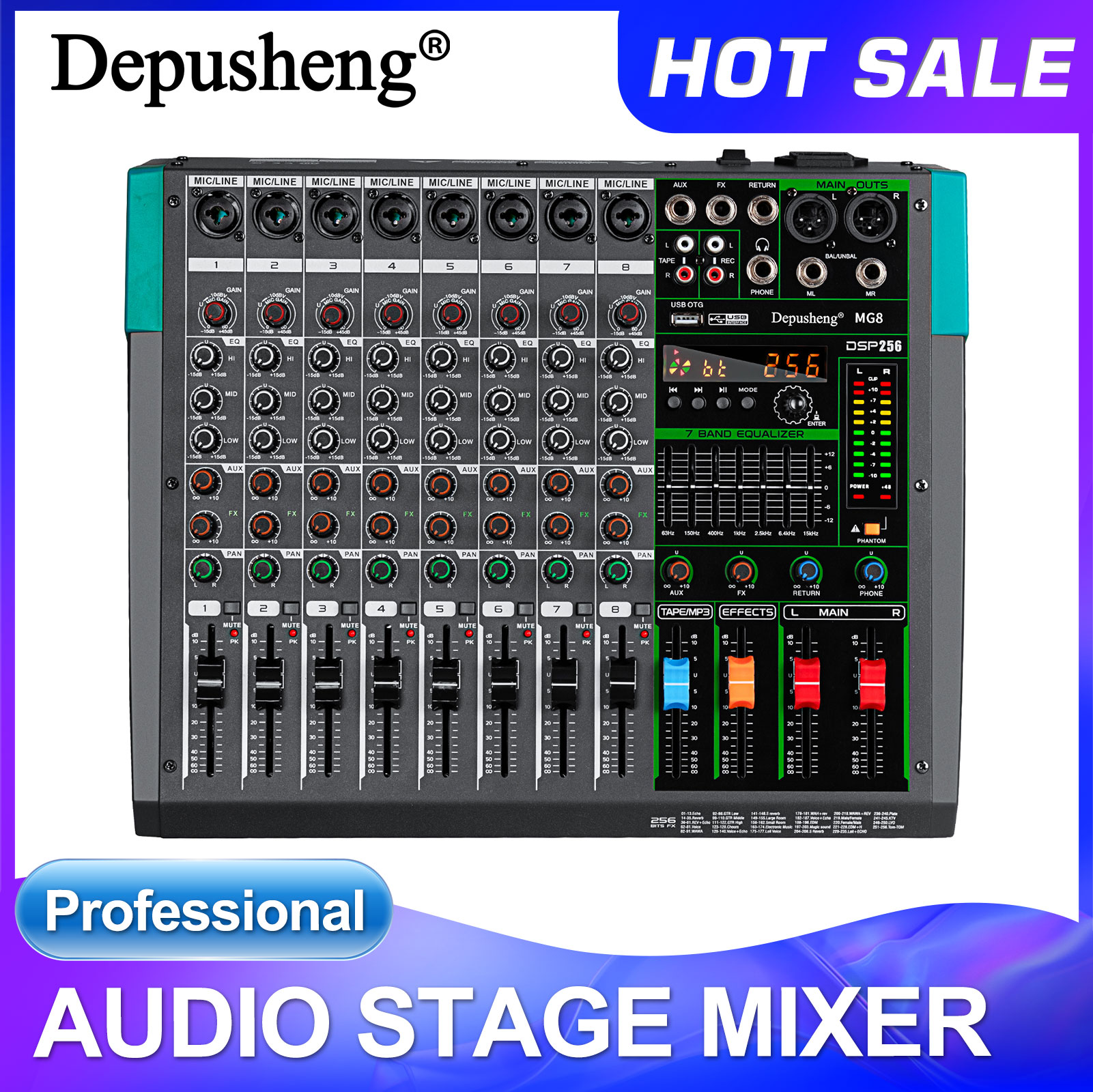 Professional Audio Mixer Depus – Audio Mixer 4 Channel Bewertung und Preis