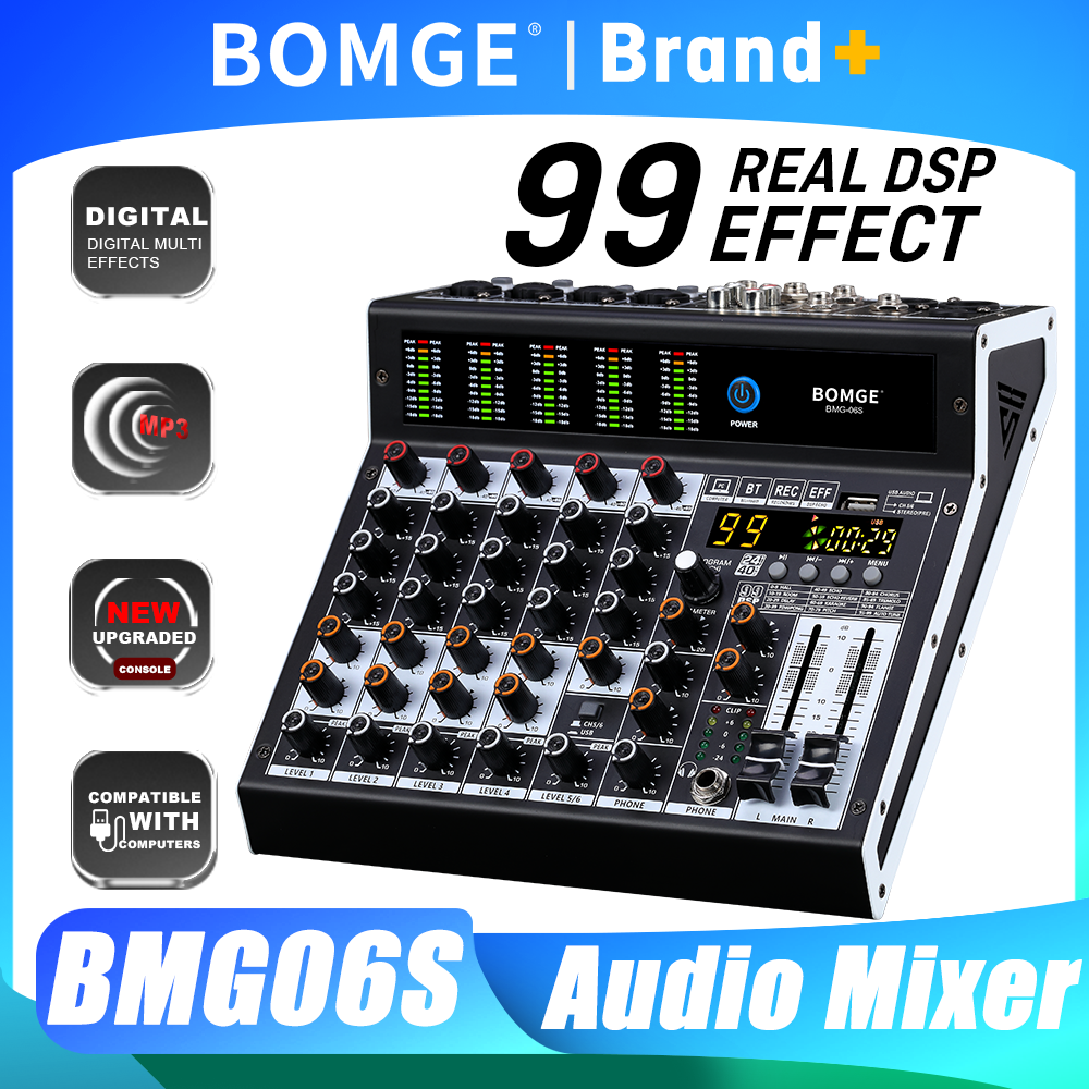 BOMGE Audio Mixer 6 Channel Mi – Audio Mixer 4 Channel Bewertung und Preis