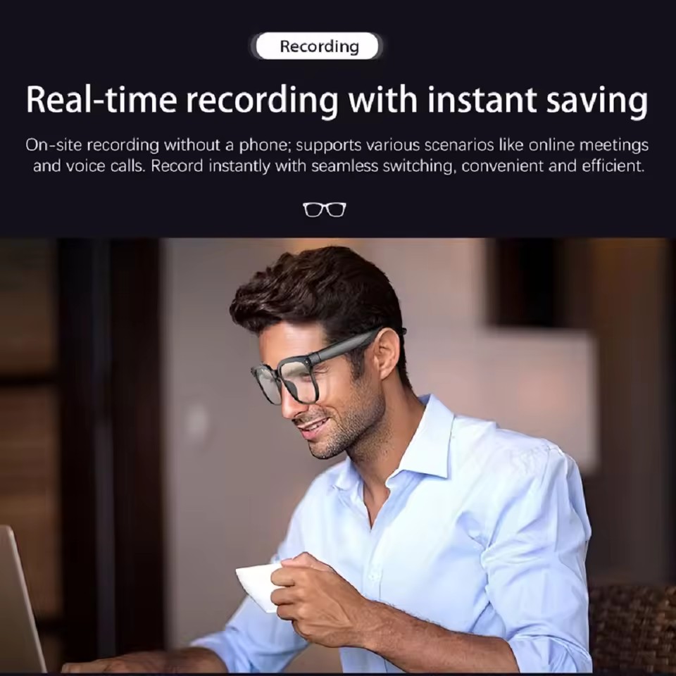 M02S AI Smart Glasses 8MP Came – Audio Music To Video Ai Free Bewertung und Preis