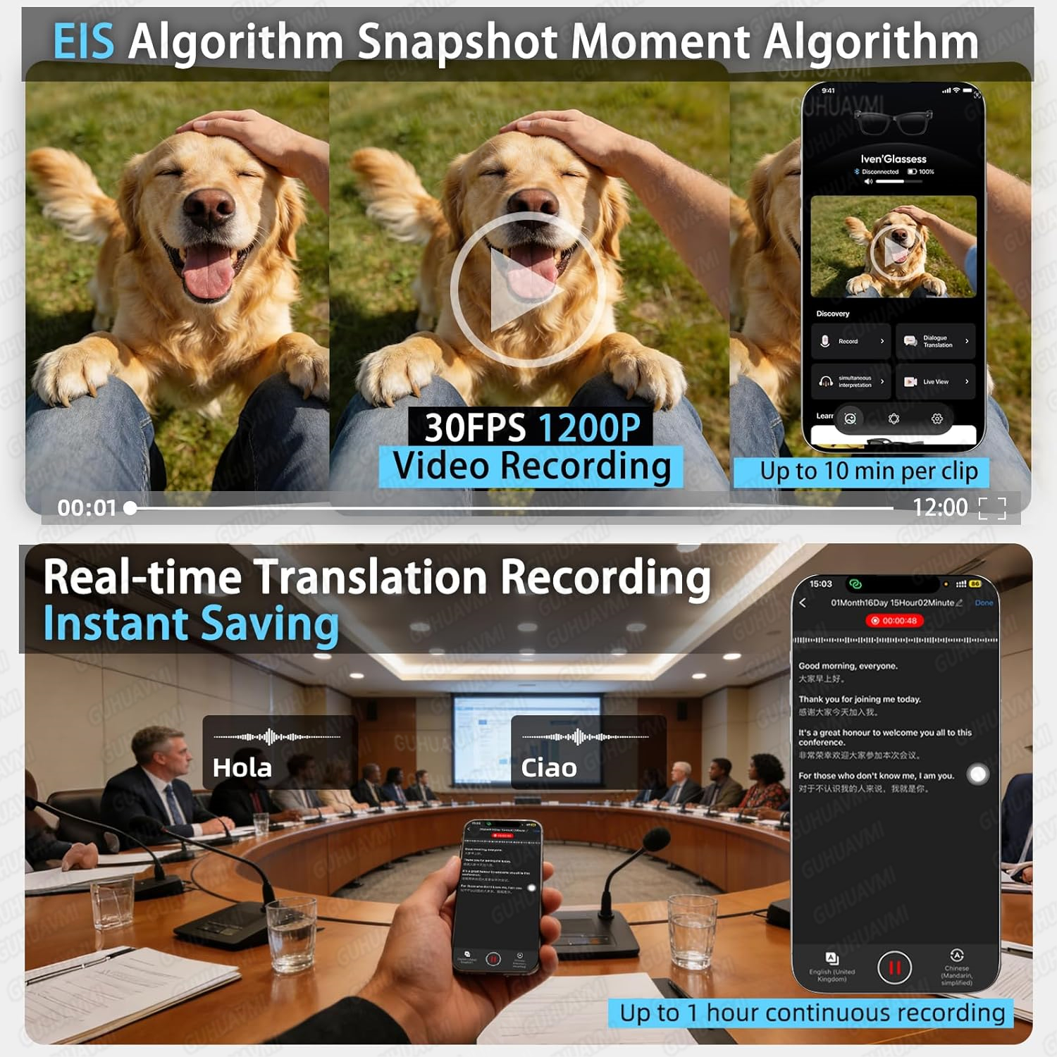 New Smart AI Glasses with 800W – Audio Music To Video Ai Free Bewertung und Preis