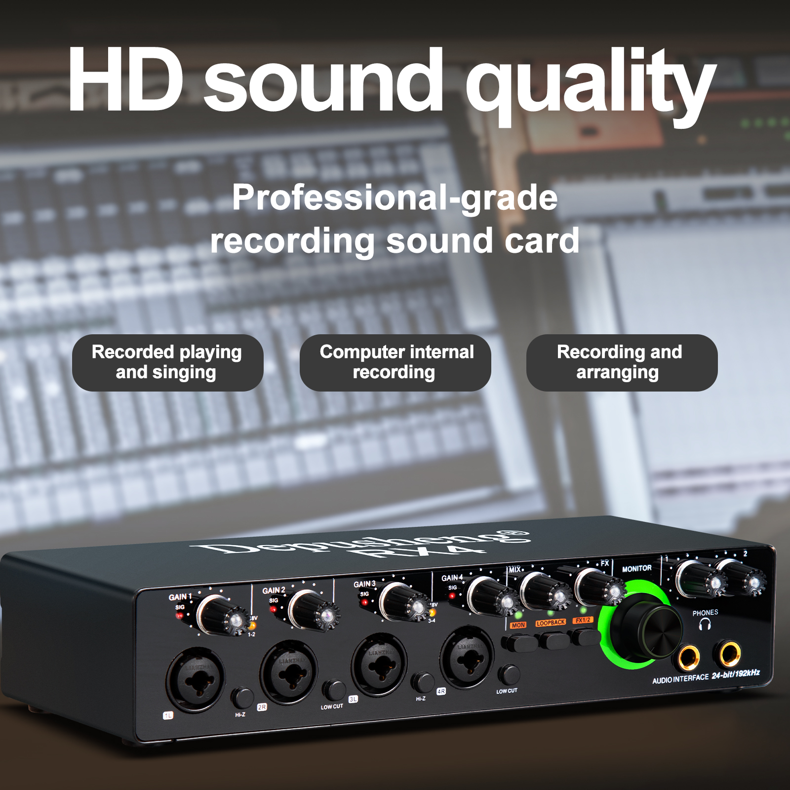 Newest 4 Channel Audio Sound C – Audio Music Interface Bewertung und Preis