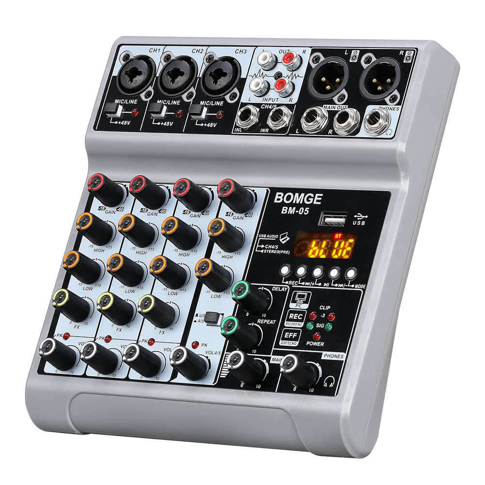 Mixer BM-05 Dj Mixing Console  – Audio Mixer 4 Channel Bewertung und Preis