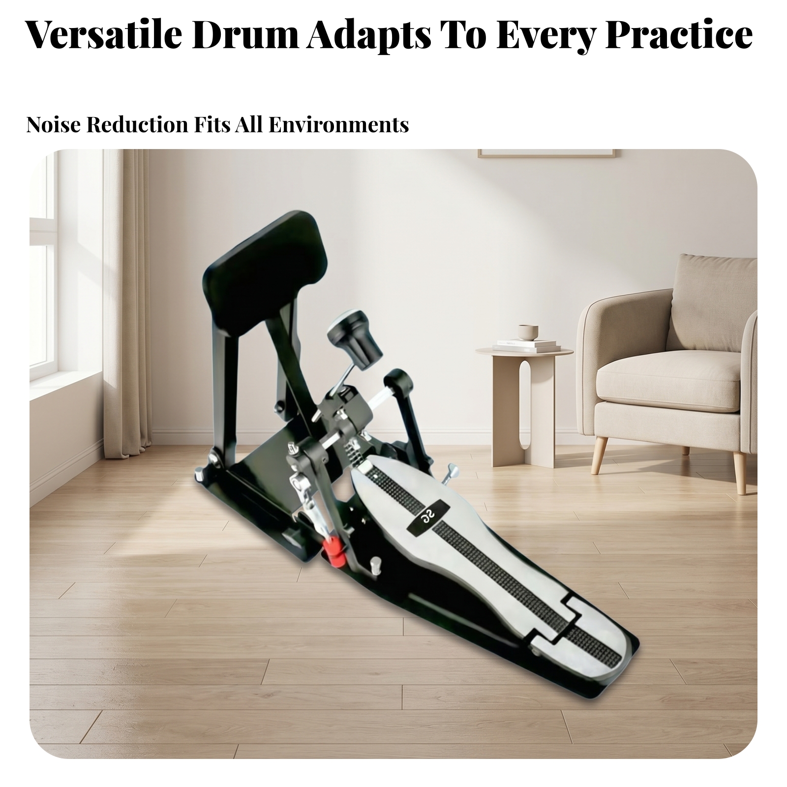 Compact Padded Bass Drum Pract – Drum Practice Pad Bewertung und Preis