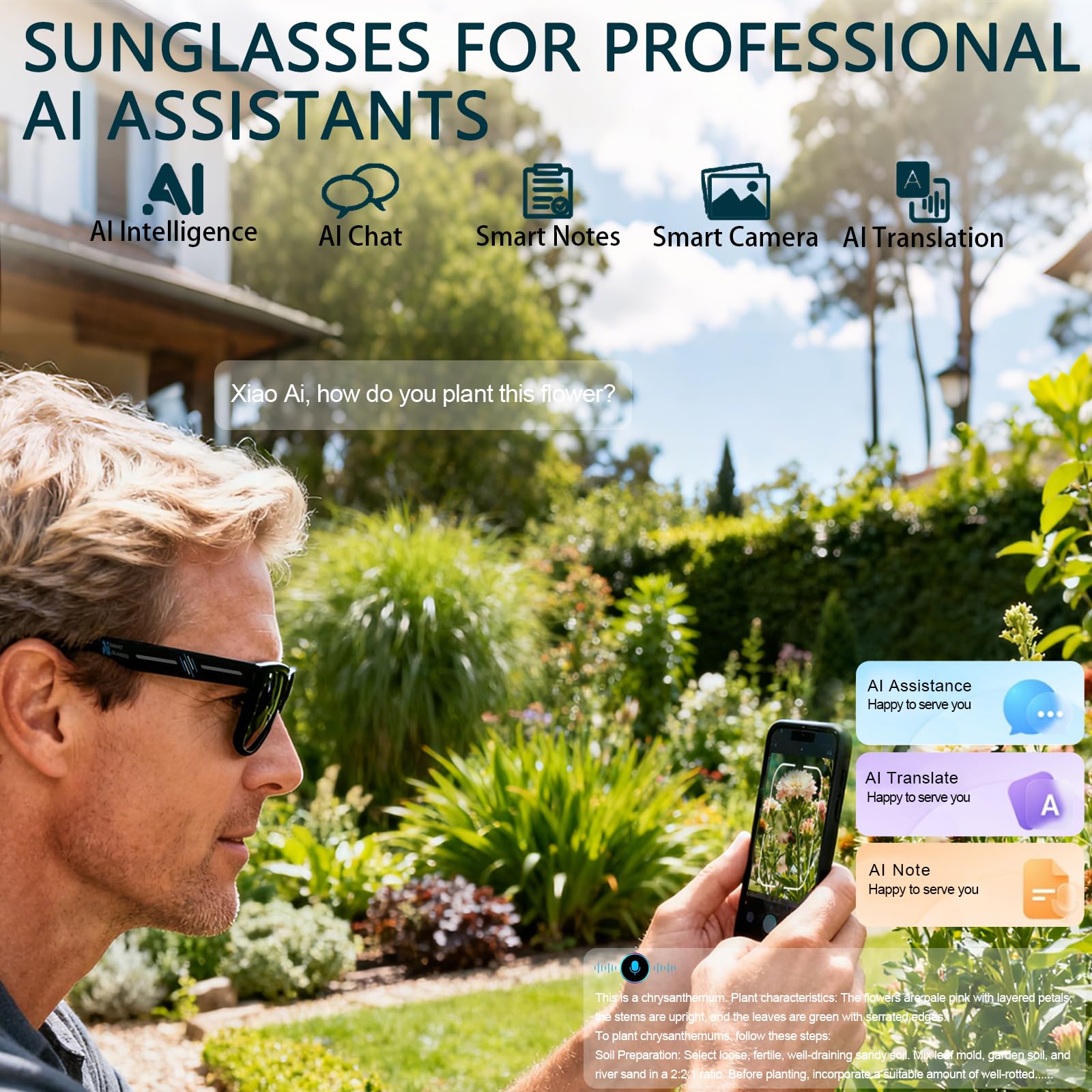 Black Smart Ai Glasses for Men – Audio Music To Video Ai Free Bewertung und Preis
