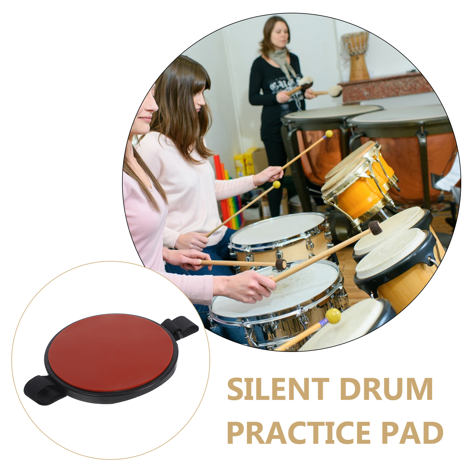 Silent Portable Drum Pad Silic – Drum Practice Pad Bewertung und Preis