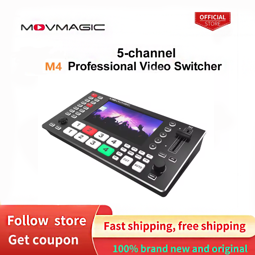MOVMAGIC M4 5.5 Inch 2HDMI(4K/ – Audio Mixer 4 Channel Bewertung und Preis