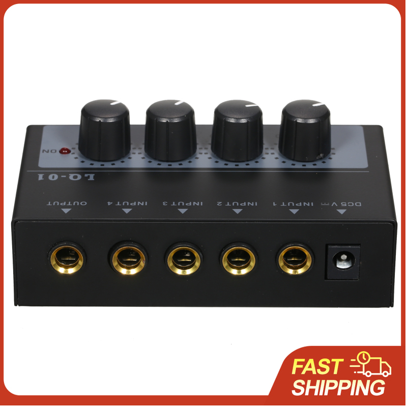 Mini 4 Channel Audio Mixer Low – Audio Mixer 4 Channel Bewertung und Preis