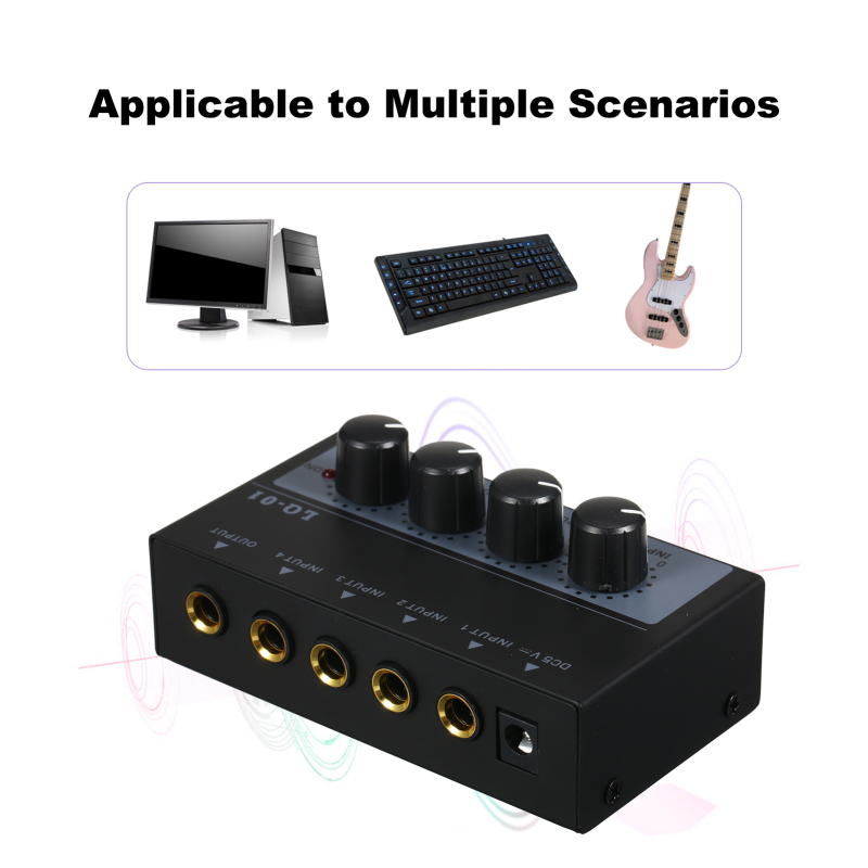 Mini 4 Channel Audio Mixer Low – Audio Mixer 4 Channel Bewertung und Preis