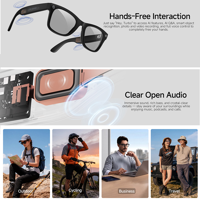 2026 New AI Smart Glasses 8MP  – Audio Music To Video Ai Free Bewertung und Preis