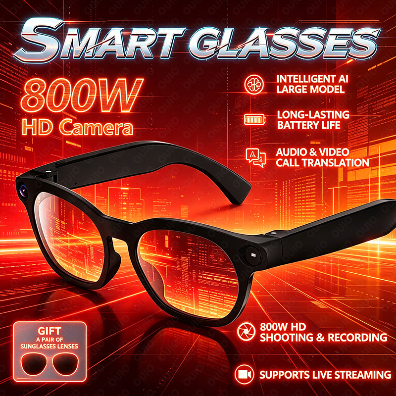 2026 New Smart Glasses 800W HD – Audio Music To Video Ai Free Bewertung und Preis