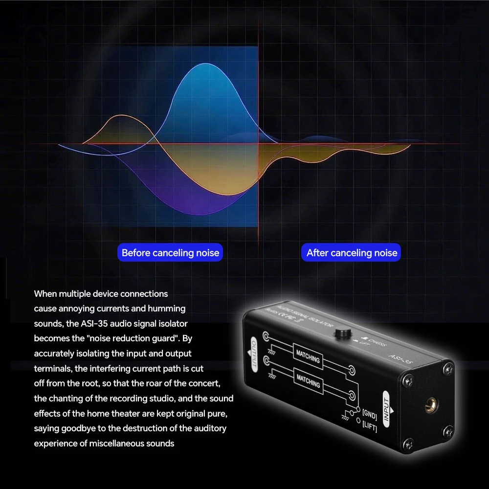 Portable 3.5mm aux Ground Loop – Audio Music Isolator Bewertung und Preis