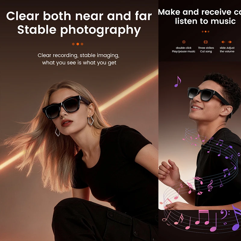 1300W HD Camera Smart AI Glass – Audio Music To Video Ai Free Bewertung und Preis