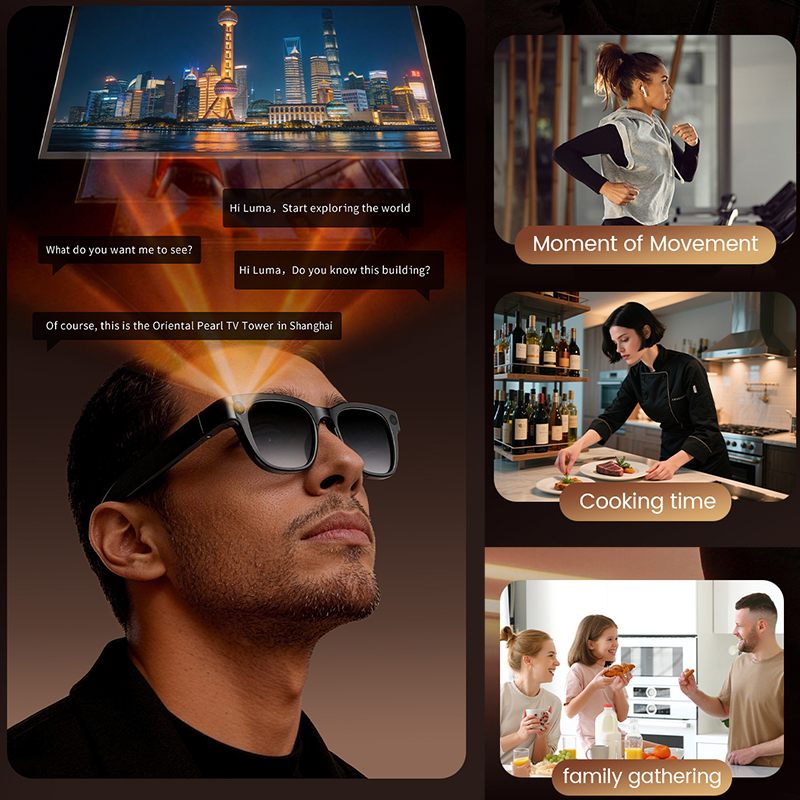 1300W HD Camera Smart AI Glass – Audio Music To Video Ai Free Bewertung und Preis
