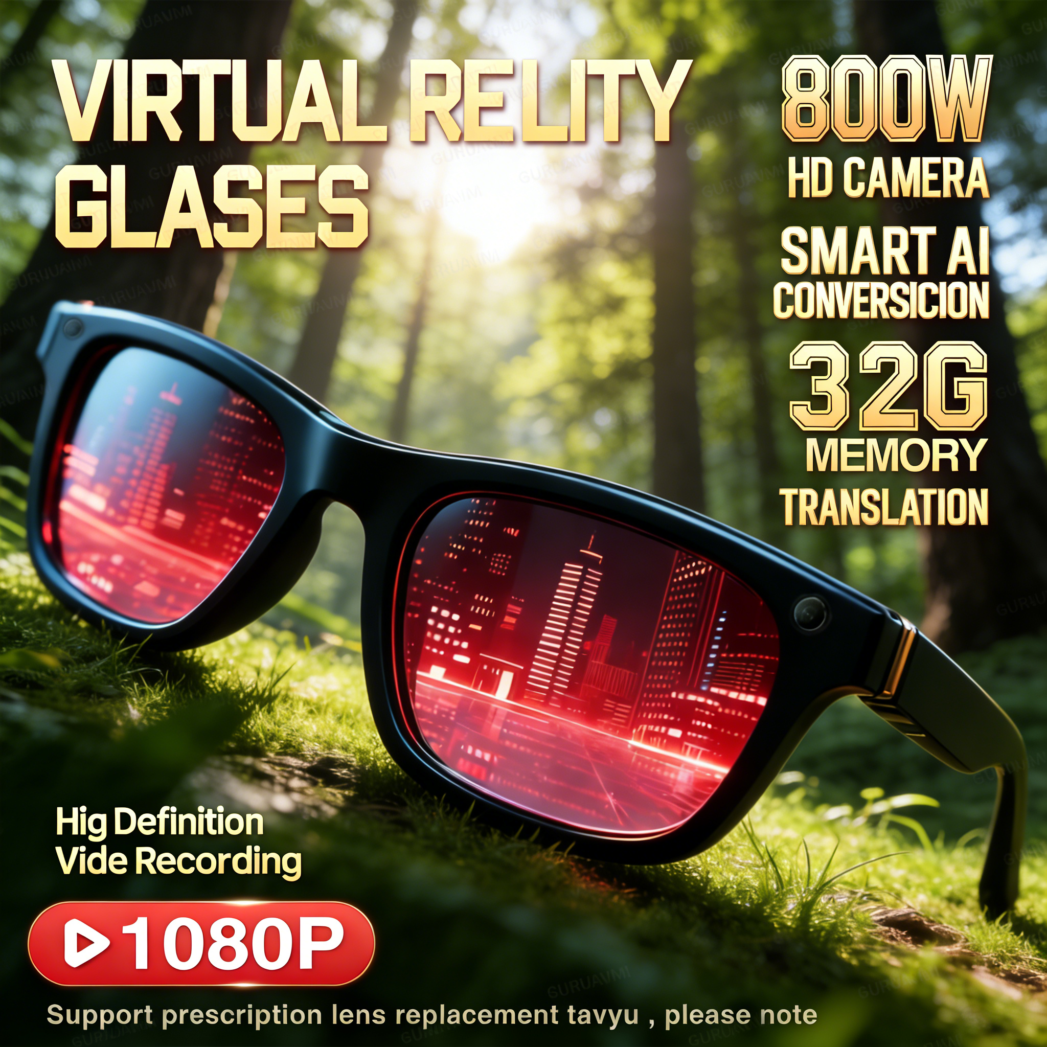 2026 New AI Smart Glasses with – Audio Music To Video Ai Free Bewertung und Preis