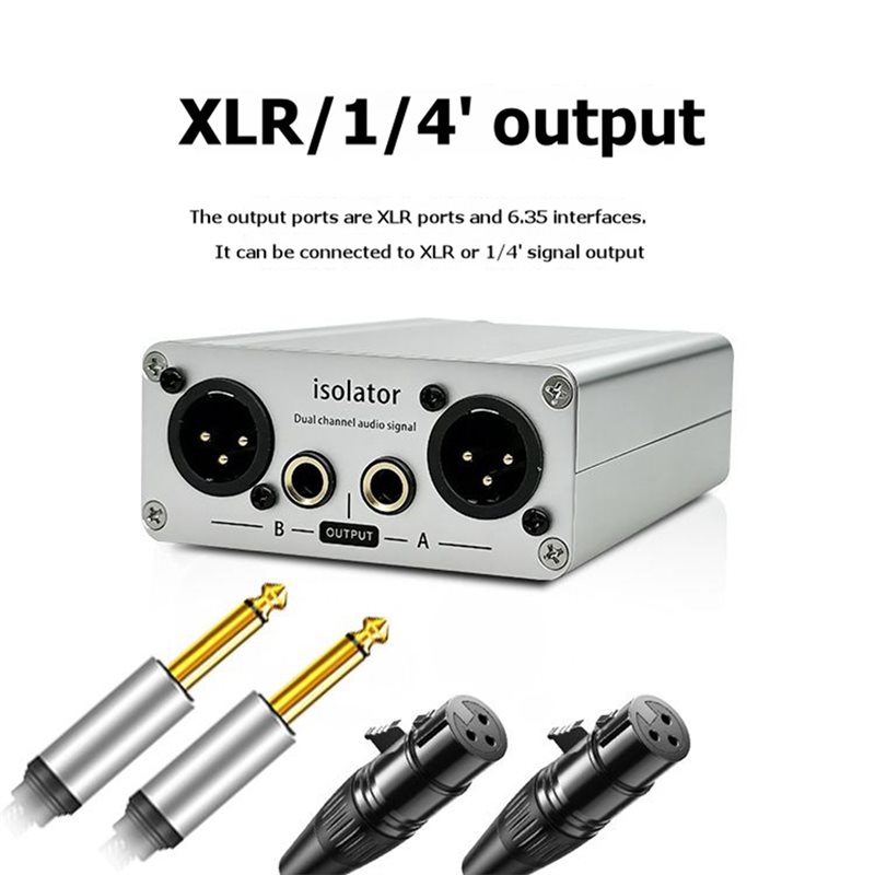 XLR Audio Isolator Audio Noise – Audio Music Isolator Bewertung und Preis