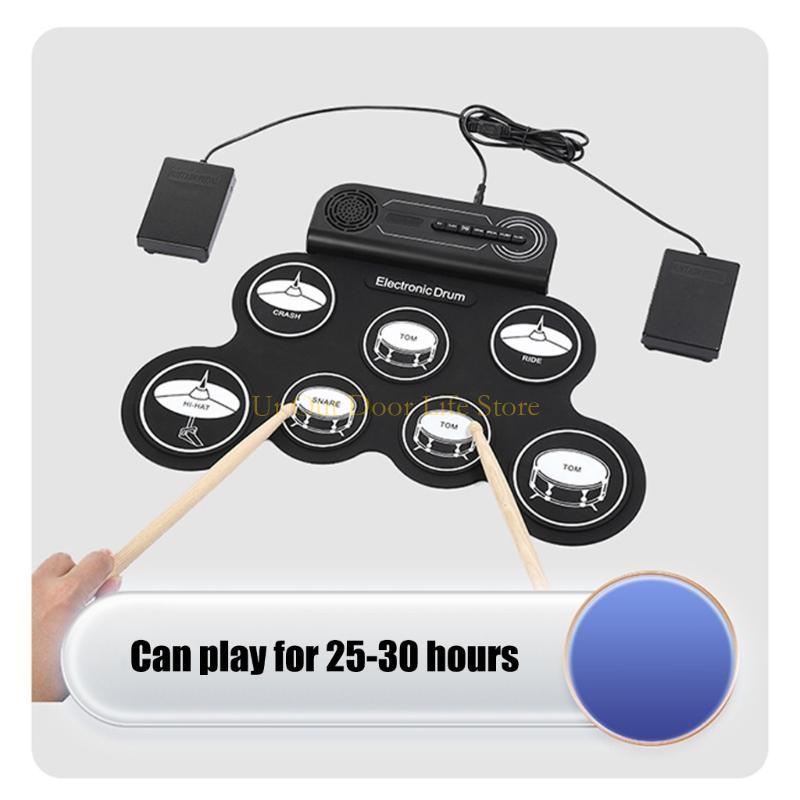77UF Hand Roll Drum Silicone P – Drum Practice Pad Bewertung und Preis
