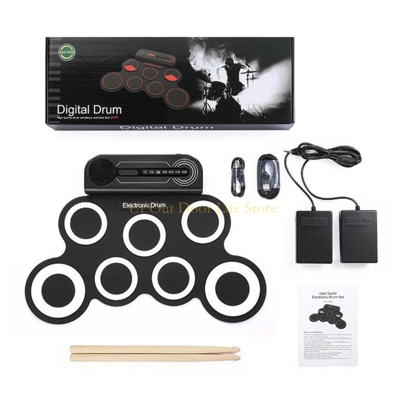 77UF Hand Roll Drum Silicone P – Drum Practice Pad Bewertung und Preis