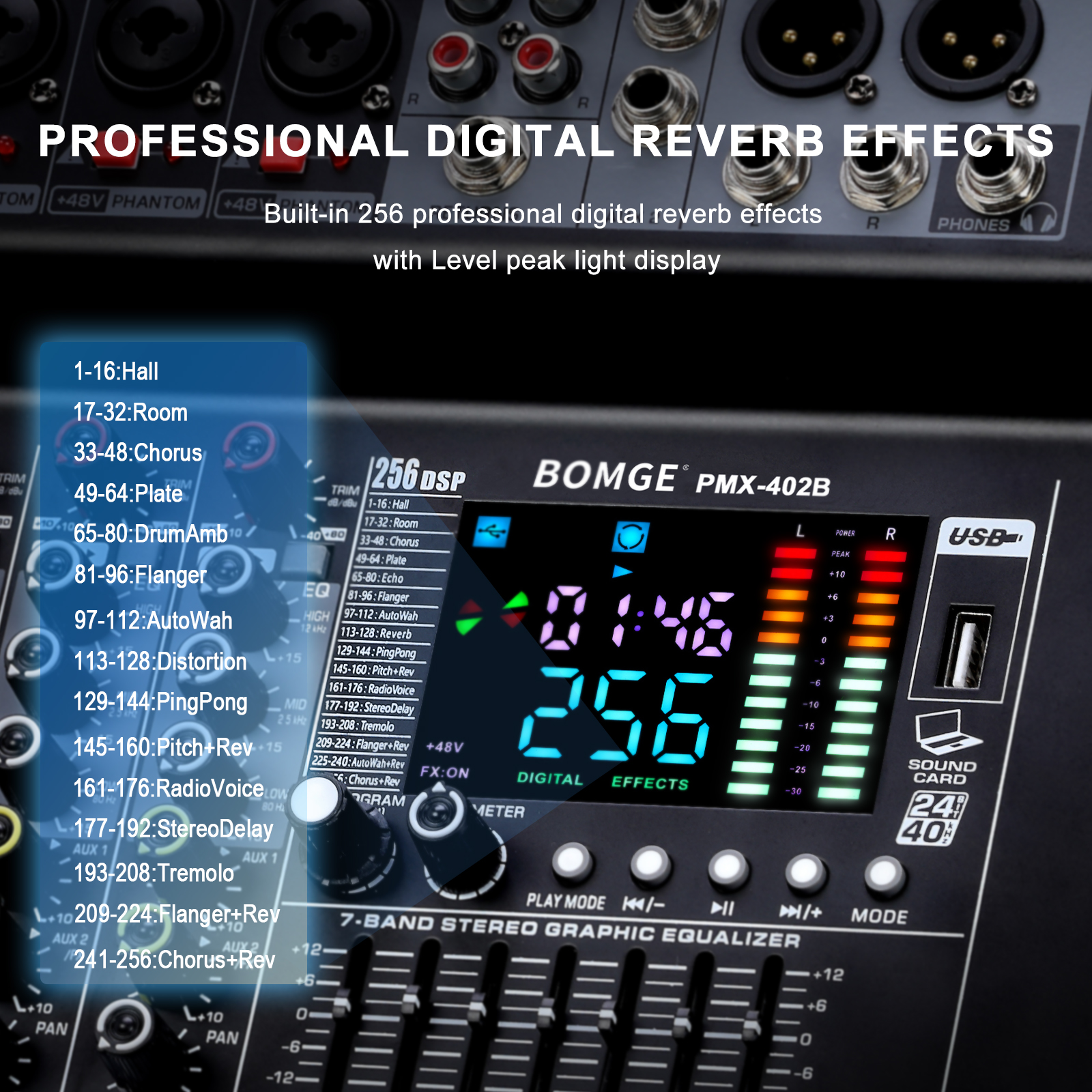 Professional Audio Mixer BOMGE – Audio Mixer 4 Channel Bewertung und Preis