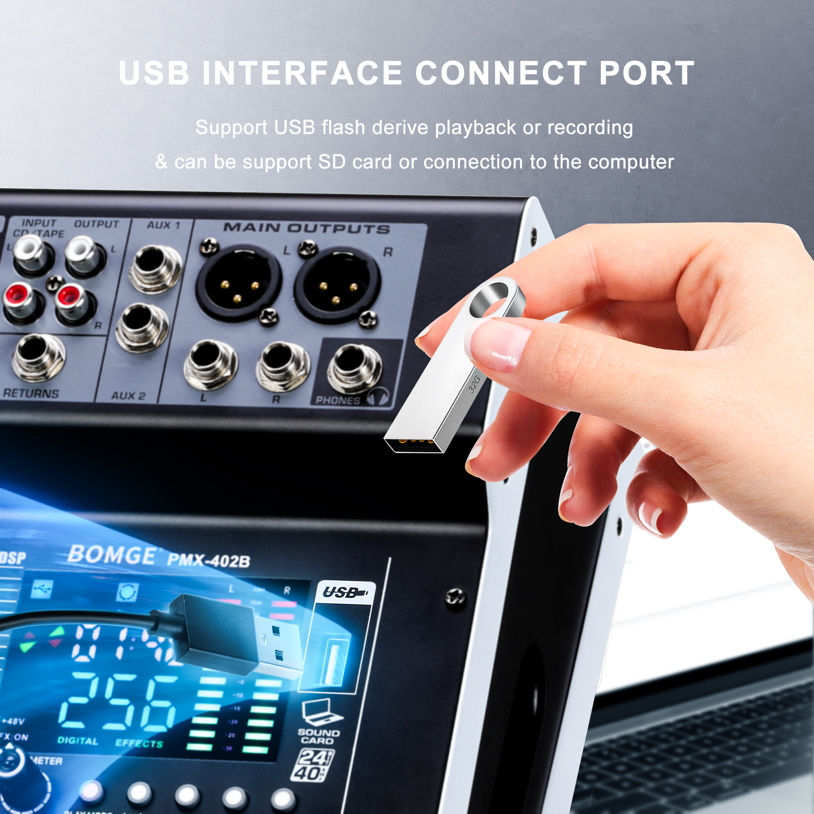 Professional Audio Mixer BOMGE – Audio Mixer 4 Channel Bewertung und Preis