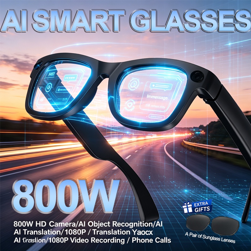 AI Smart Glasses 800W Camera A – Audio Music To Video Ai Free Bewertung und Preis