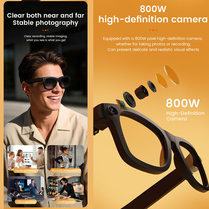 AI Smart Glasses 800W Camera A – Audio Music To Video Ai Free Bewertung und Preis