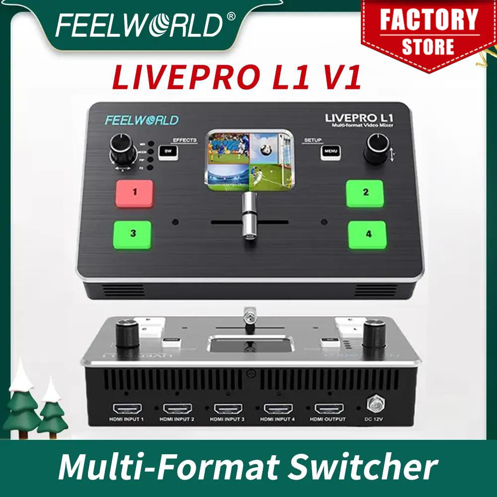 FEELWORLD LIVEPRO L1  4xHDMI I – Audio Mixer 4 Channel Bewertung und Preis
