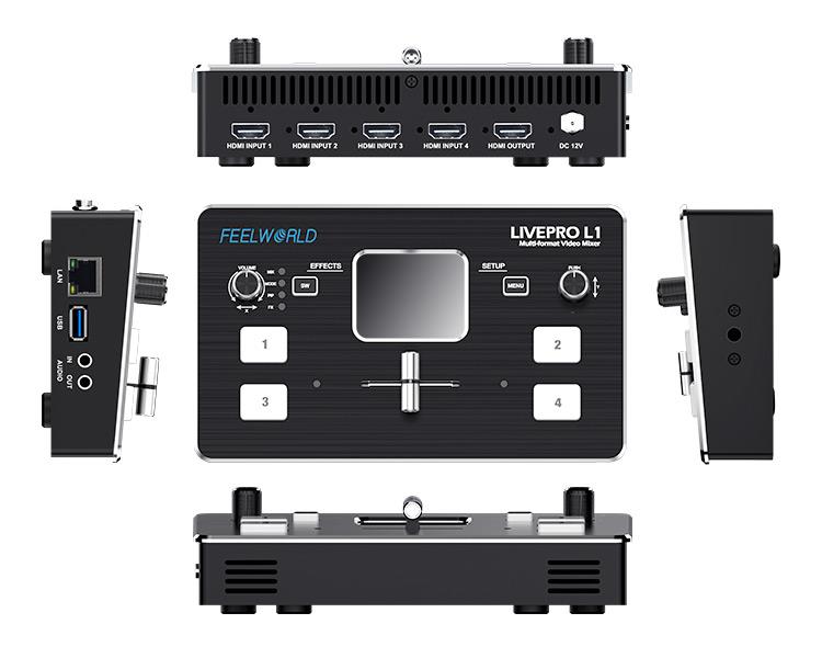 FEELWORLD LIVEPRO L1  4xHDMI I – Audio Mixer 4 Channel Bewertung und Preis