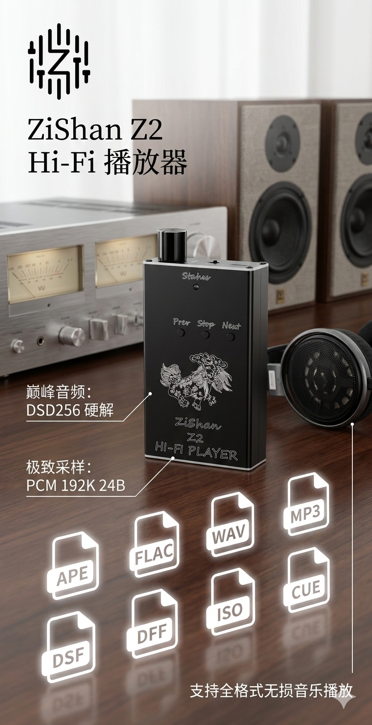 Zishan Z2 HiFi DSD Hard Soluti – Audio Music App Bewertung und Preis