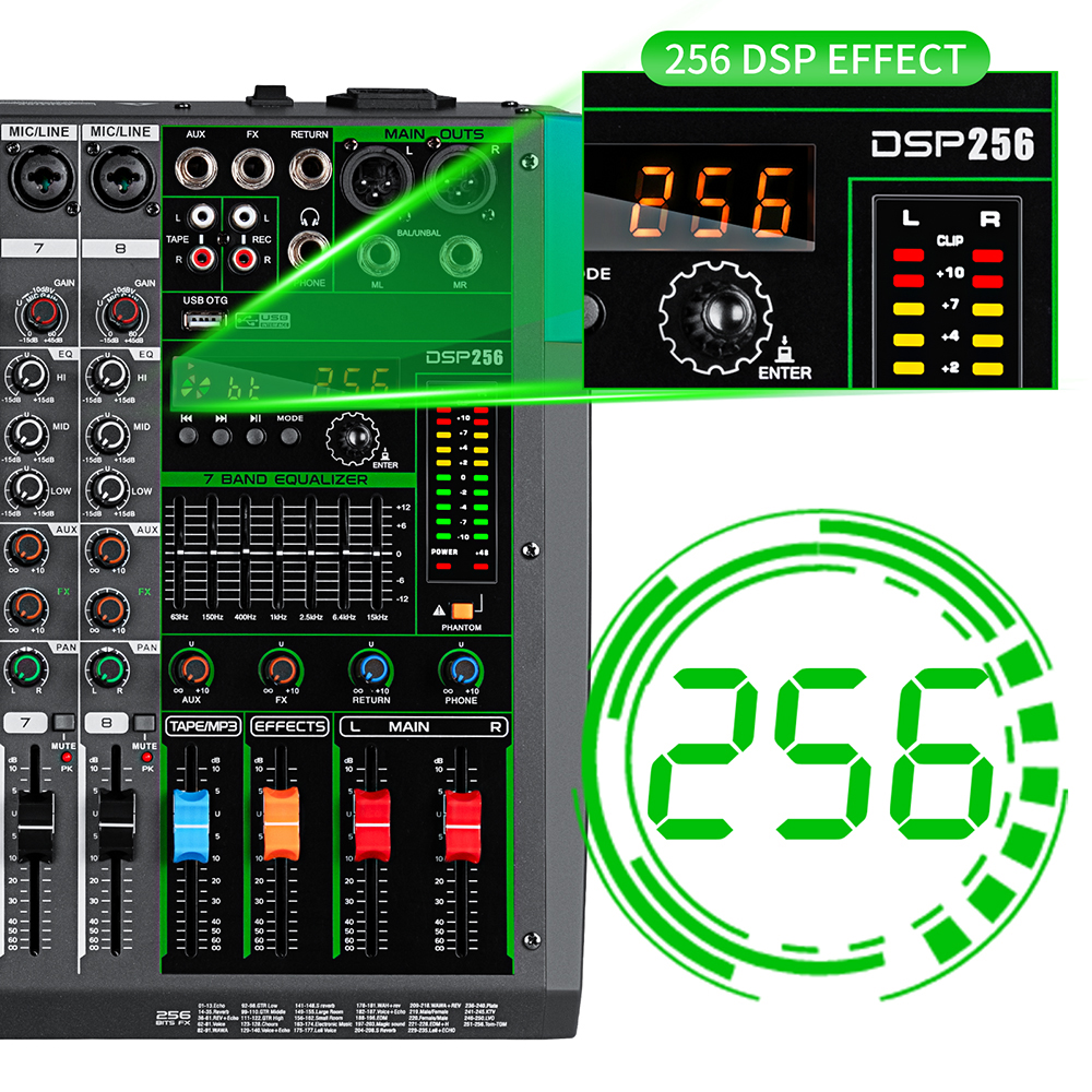 Professional Audio Mixer Depus – Audio Mixer 4 Channel Bewertung und Preis