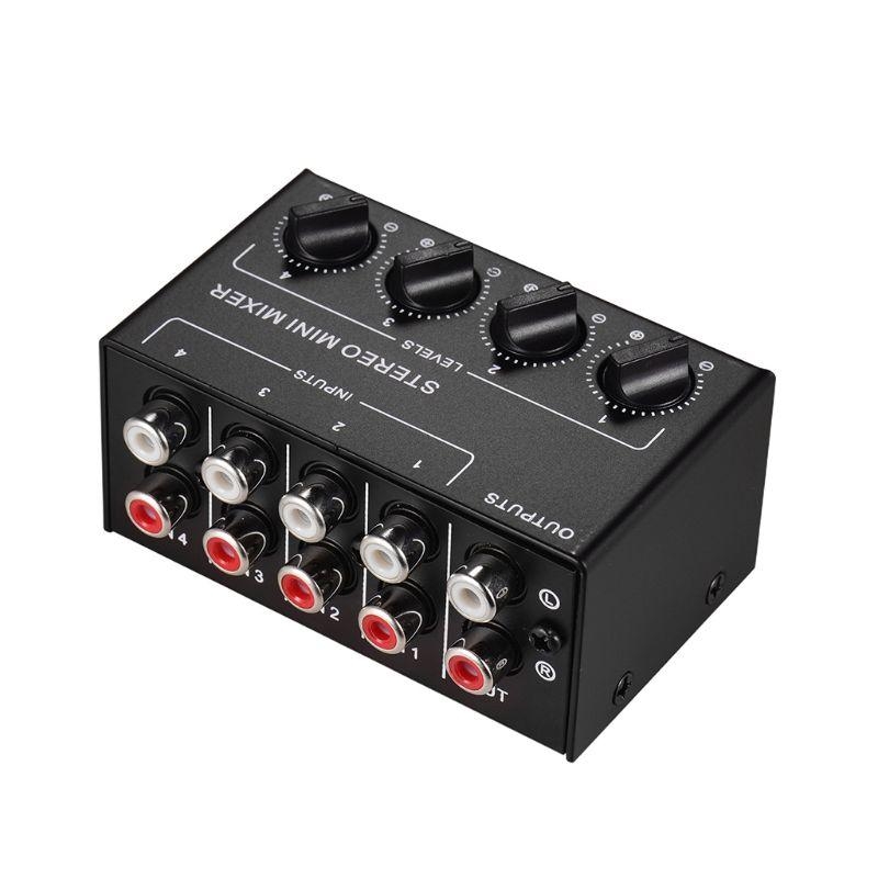  4-Channel Passive Mixer Small – Audio Mixer 4 Channel Bewertung und Preis