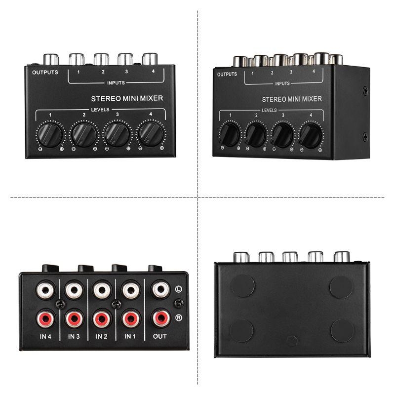  4-Channel Passive Mixer Small – Audio Mixer 4 Channel Bewertung und Preis